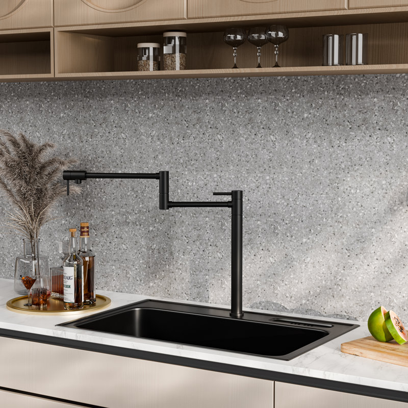 Dilon Kitchen Faucet, Matte Black