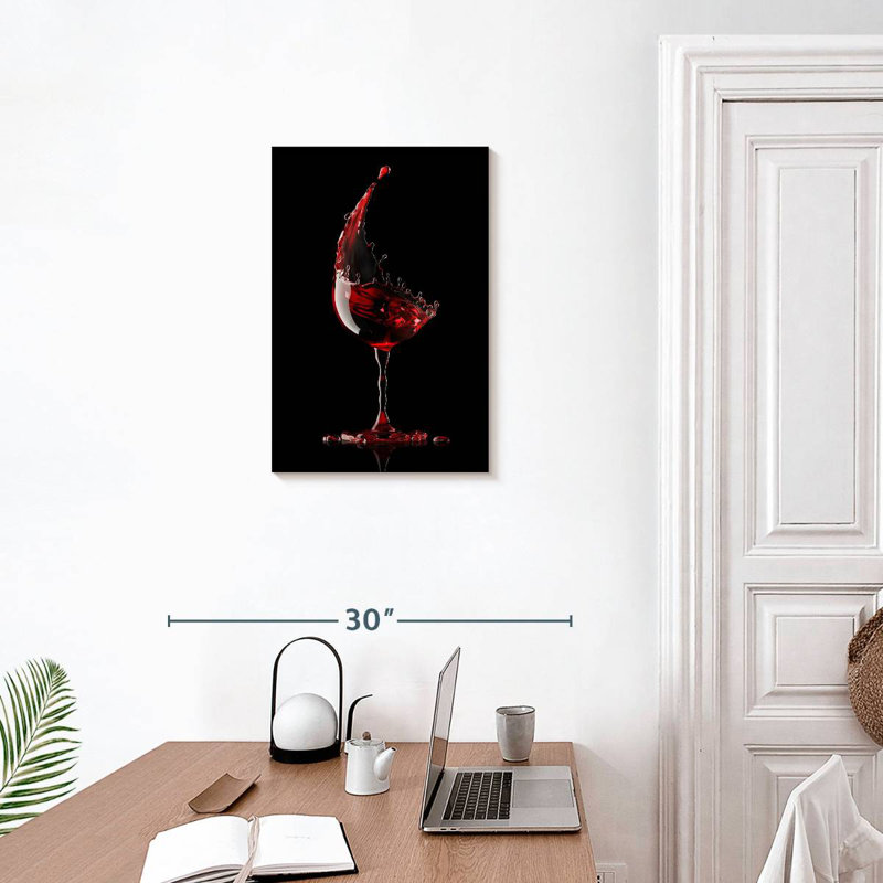 Verre à vin rouge Yarlin, H 24 po x l 16 po