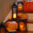 Jack O' Lantern Battery Operated Luminaria Kit with Timer - 6 Count