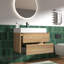 Meuble-lavabo mural avec surface solide et 2 tiroirs à fermeture en douceur-330642044-303615347-330642045