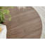 Adler Modern Wooden Round Dining Table Set with Shelf & 4 Luxury Faux Leather Dining Chairs-73587423