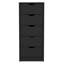 Commode haute 5 tiroirs Basilea, système coulissant-205006211