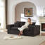 Canapé moderne en nuage de chenille, librement combinable-827129445