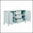 U_STYLE Wave-Design Sideboard With 3 Adjustable Shelves, 3 Drawers, And Soft-Close Doors For Versatile Storage And Display