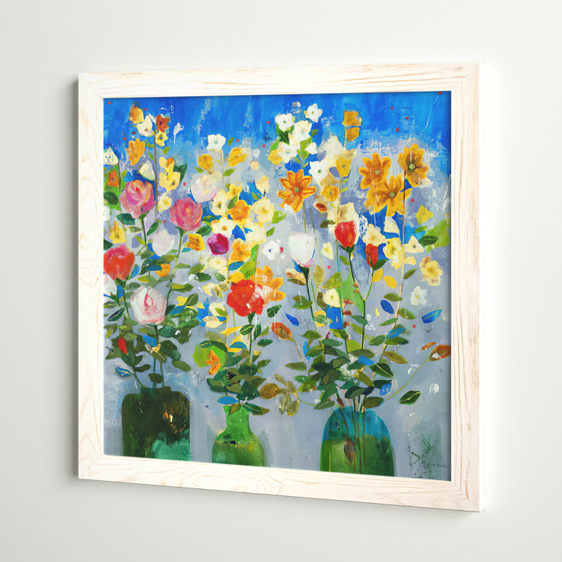 " Standing Up ", White Framed, 27.5" H x 27.5" W x 1.5" D