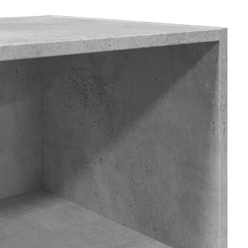 Vidaxl highboard made of wood, 185cm H x 45cm W x 41cm D, Concrete grey