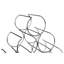 Coen Tabletop Wine Bottle Rack in Silver