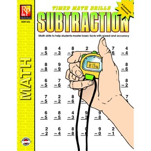 Timed Math Facts Subtraction Book