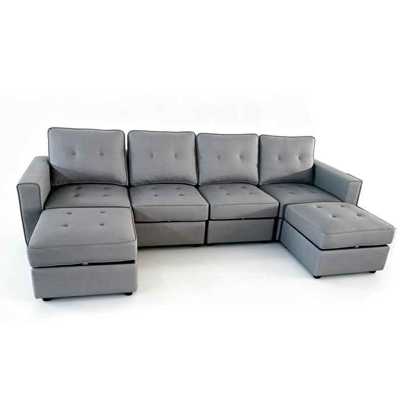 24.41'' Faux Leather Sofa