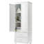 Tall Storage Cabinet with Two Drawers for Bathroom/Office, White(Old SKU:WF299284AAK)