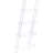 4-Shelf Modern Office Clear Acrylic Bookcase Design Option Storage