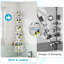 5 Tier Telescopic Shower Caddy with Hooks
