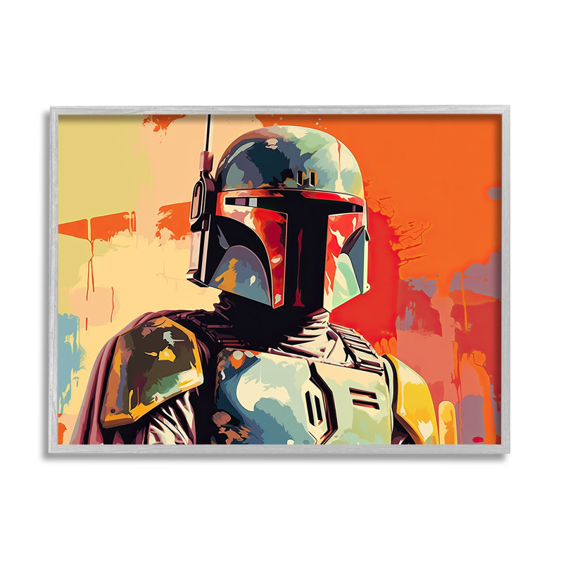 ba-979 - «Pop culture Sci-Fi Man» par Birch & Ink, reproduction d'art sur toile, H 16 po x l 20 po x P 1,5 po