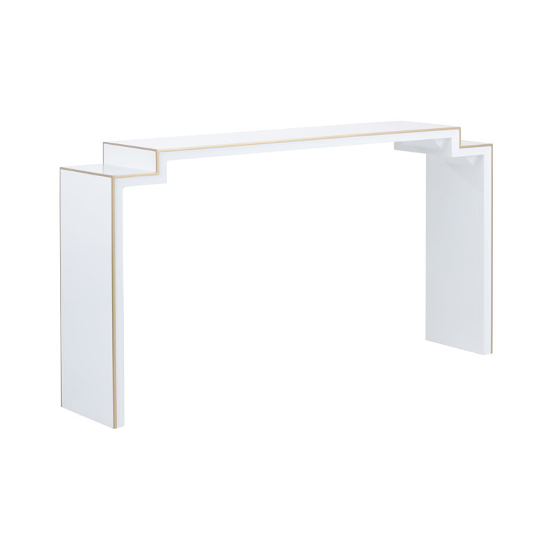 65'' Console Table, White