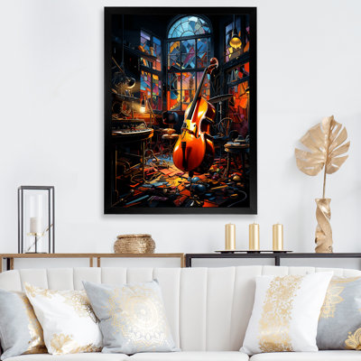 Levas Music Jazz Fusion Vibrant - Music Wall Art