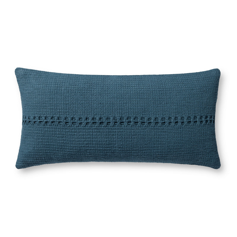 Chris Loves Julia Harvey Throw Pillow, Blue