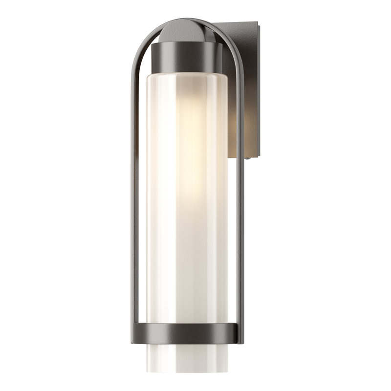 Alcove Aluminum Wall Light, Coastal Oil Rubbed Bronze, 19.6" H x 6.5" W x 7.6" D, Frosted Glass