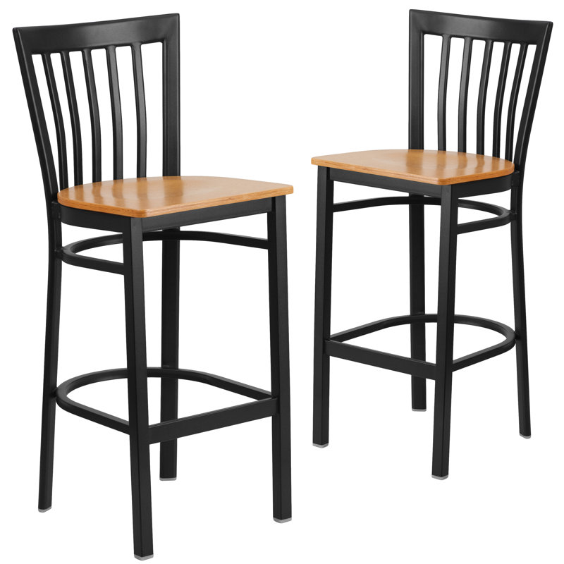 Tabouret de bar Lyman, Tabouret de bar (siège d'une hauteur de 29 po), 2, Naturel