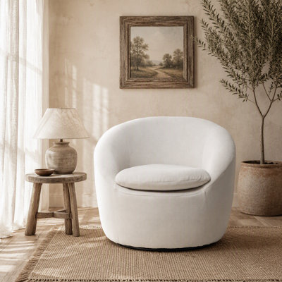 Fauteuil demi-tonneau Modern