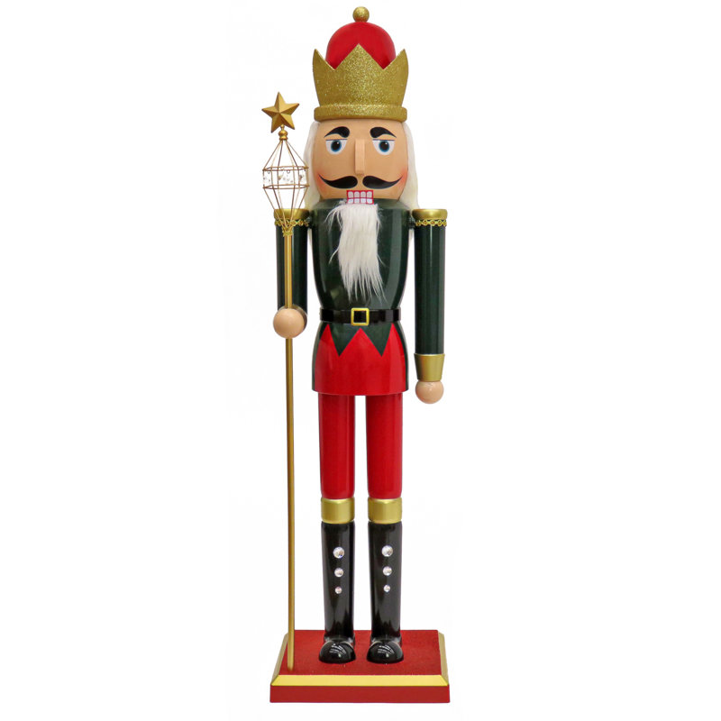 48" Red and Gold Nutcracker