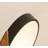 Metal and Wood LED Flush Mount Ceiling Light 3000K Black-1798970197-1798970199