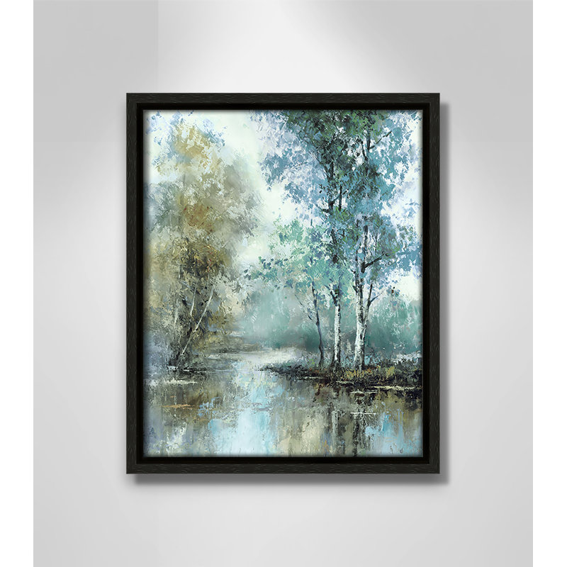 «Stone I Spring» par T.C. Chiu, Espresso, H 11,5 po x l 9,5 po
