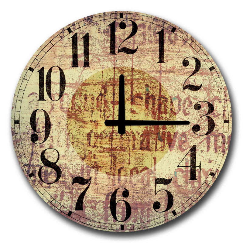 Elegant Decorative Wall Clock, 19.7 inches Diameter | 100% MDF, Thickness: 0.2 inches | Stylish Minimalist Design for Home & Office Decor | Perfect for Living Room, Bedroom, and Kitchen Spaces