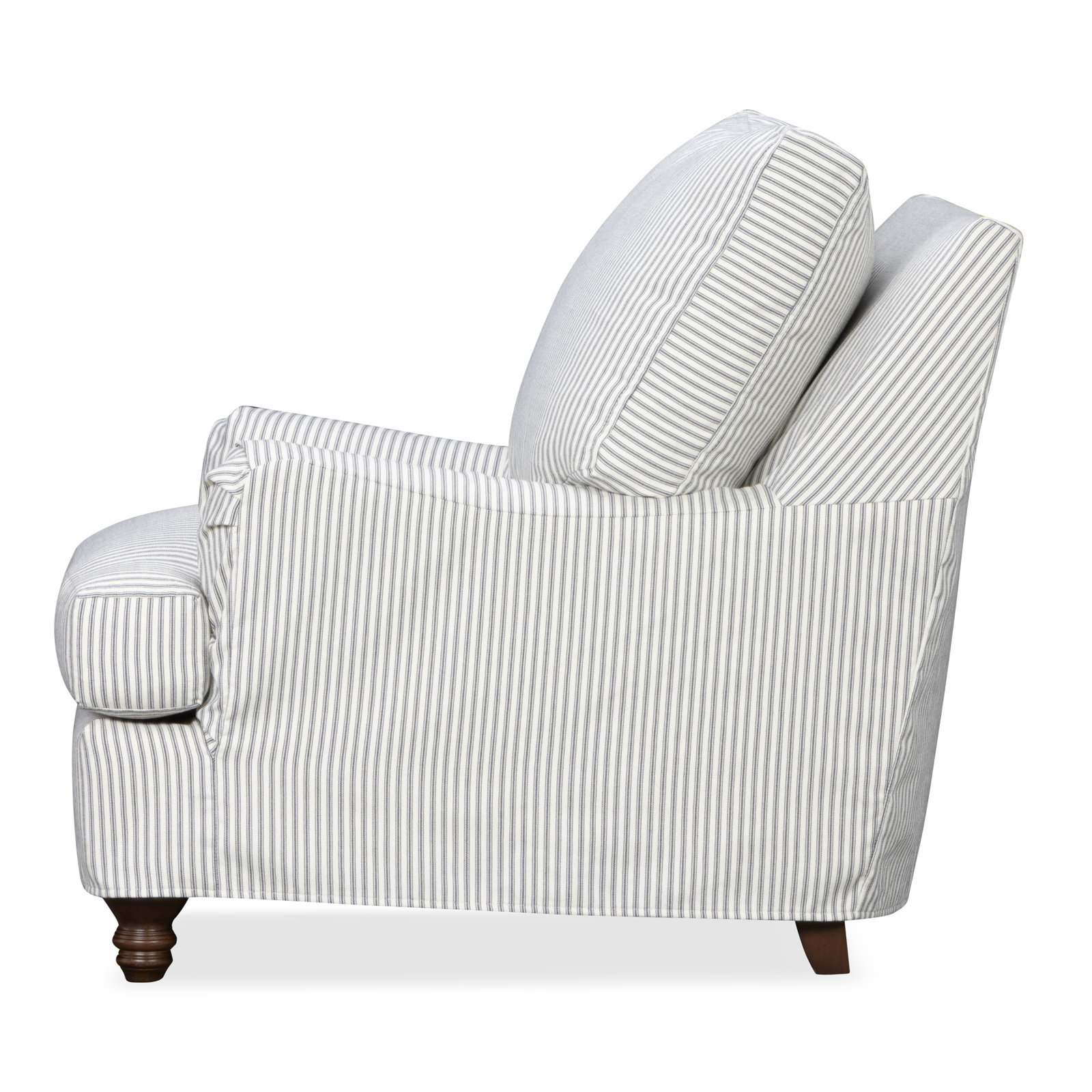 Walters Upholstered Armchair, Bayou Midnight Canvas