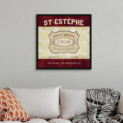 " Burgundy Wine Labels III "