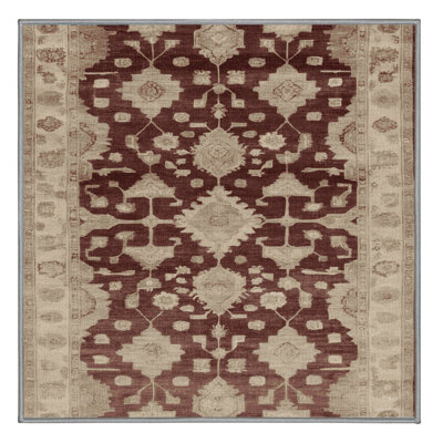 Machine Washable Overdyed Grey Area Rug