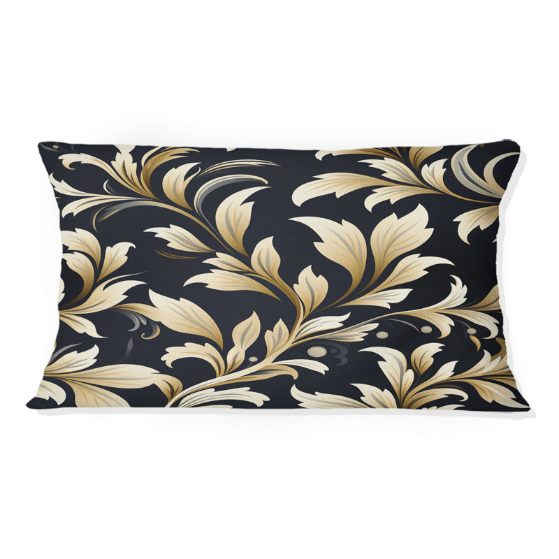 Beige élégant harmonie damassé - Coussin abstrait