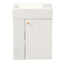 Meuble-lavabo flottant avec bassin en résine