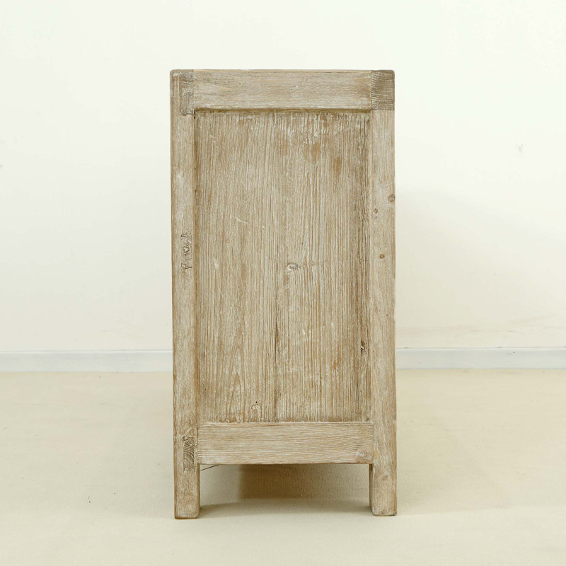 Lewie 67'' W Solid Wood Buffet, Antique Off White