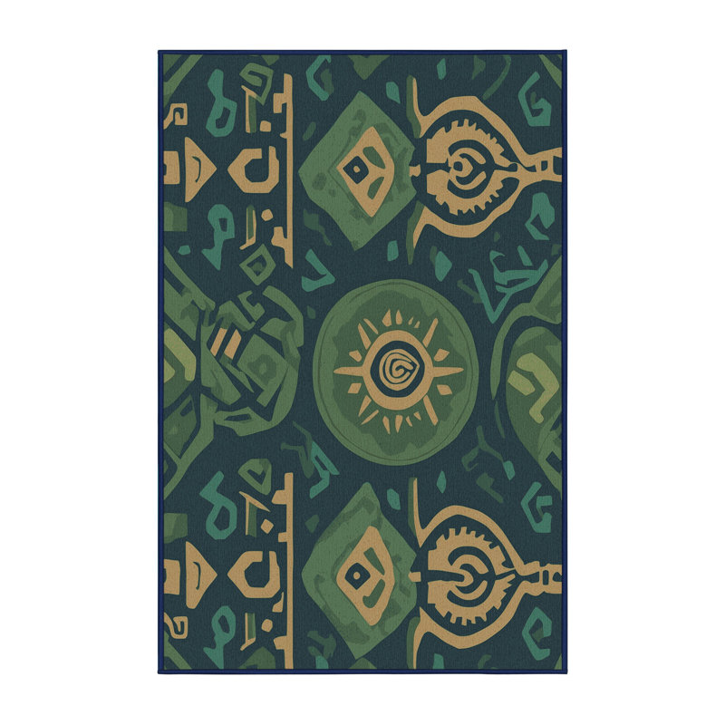 Ancient Navigator Rug, Rectangle 8' x 10'