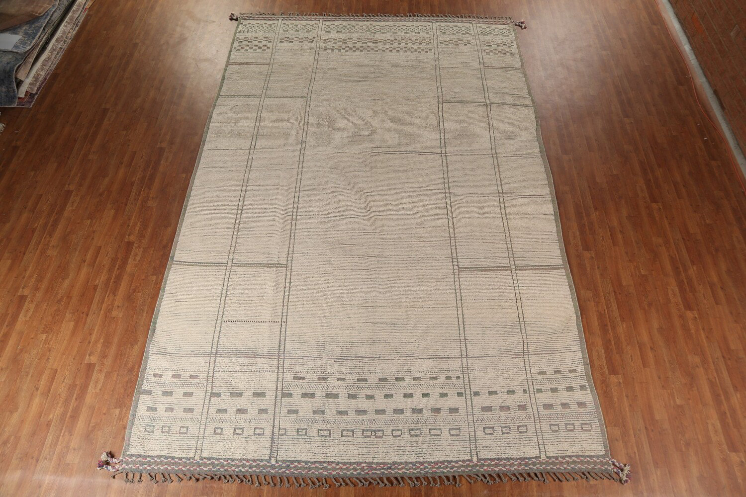 Dakota Fields Modern Wool Moroccan Handmade Large Rug 10x16 | Wayfair