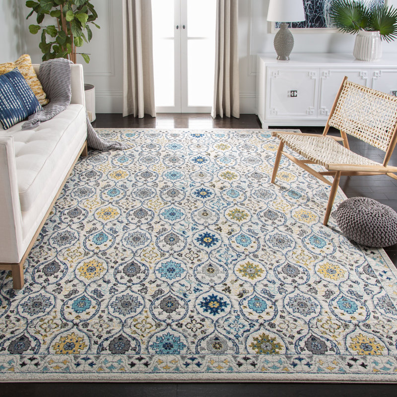 Osakis Performance Floral Rug, Square 6'7"