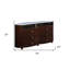  Commode 63 po à 63 tiroirs en bois brun