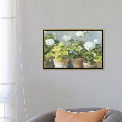 " White Geraniums " by Danhui Nai