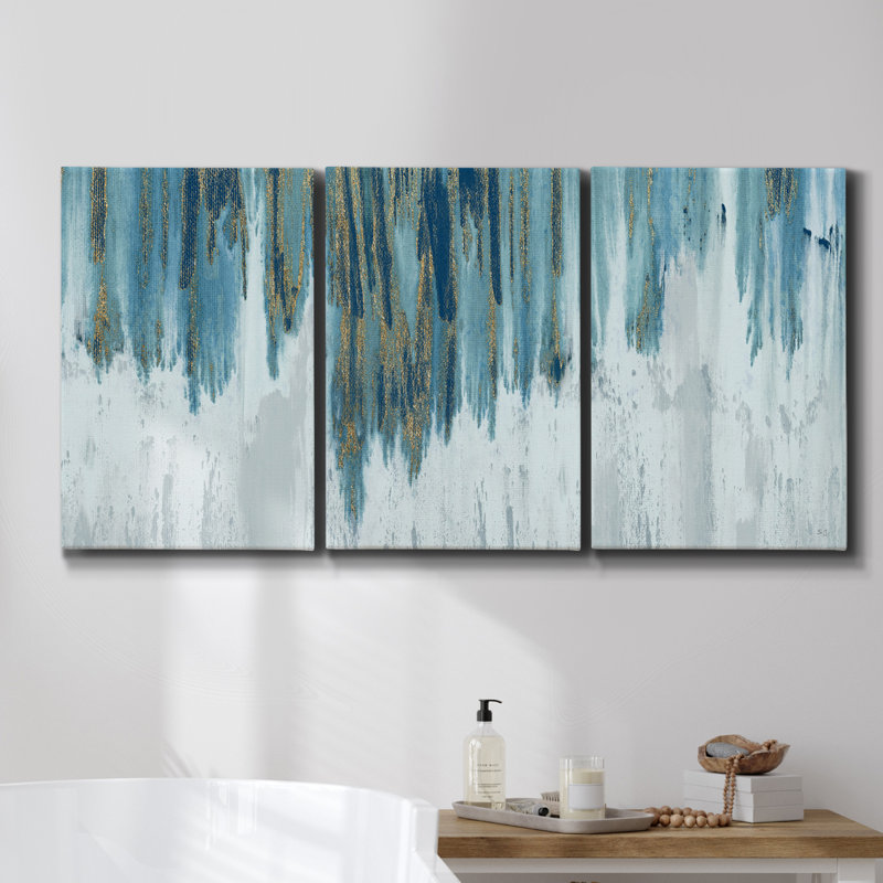 " Rich Marble " 3 - Pieces, 60" H x 120" W x 2" D