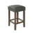Dining Set Solid Wood 3 Pieces Gray - Wire-Brushed Gray, Gray