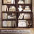 Kirklyn 73"H Storage Bookcase With Doors, Standard Bookcase with 8 Open Shelves-125422418