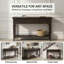 Buffet de style rétro avec tiroirs et tablettes de 50,01 po Chrysteen-416571981