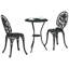 Vidaxl Garden Bistro Set 3 Pcs Aluminium-117955462