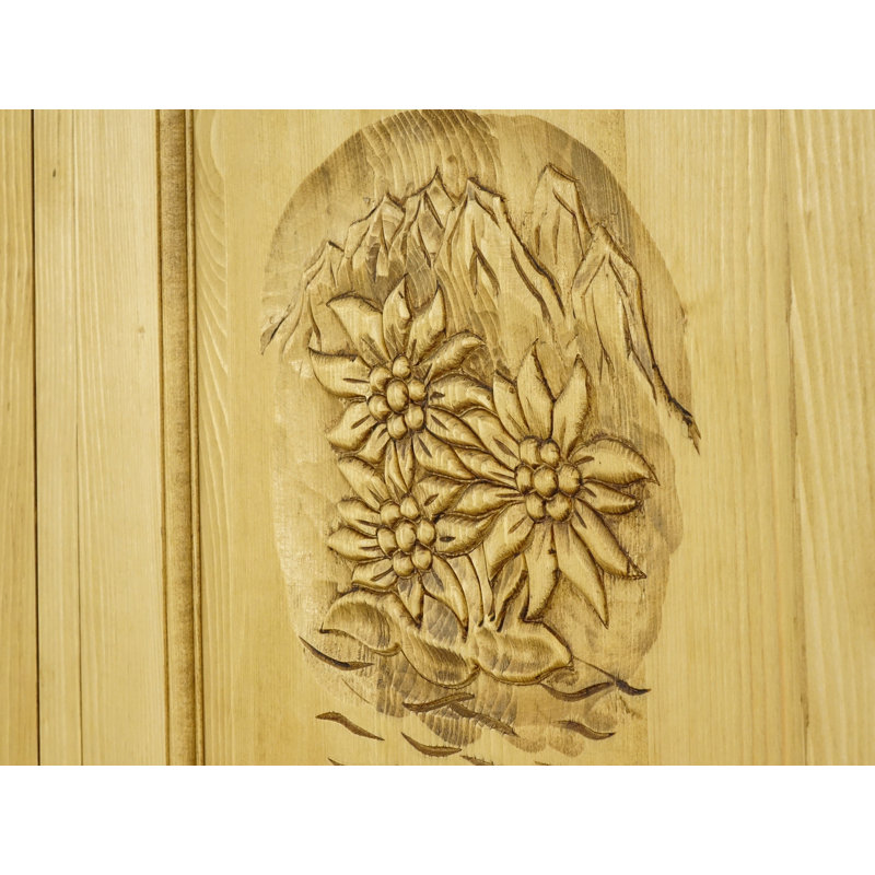 Oronoco 3 Door Solid Wood Wardrobe