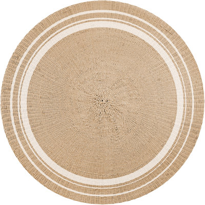 Burstyn Round Vinyl Area Rug