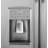 35.75" Counter Depth Side by Side 21.9 cu. ft. Refrigerator with Fingerprint Resistant Finish