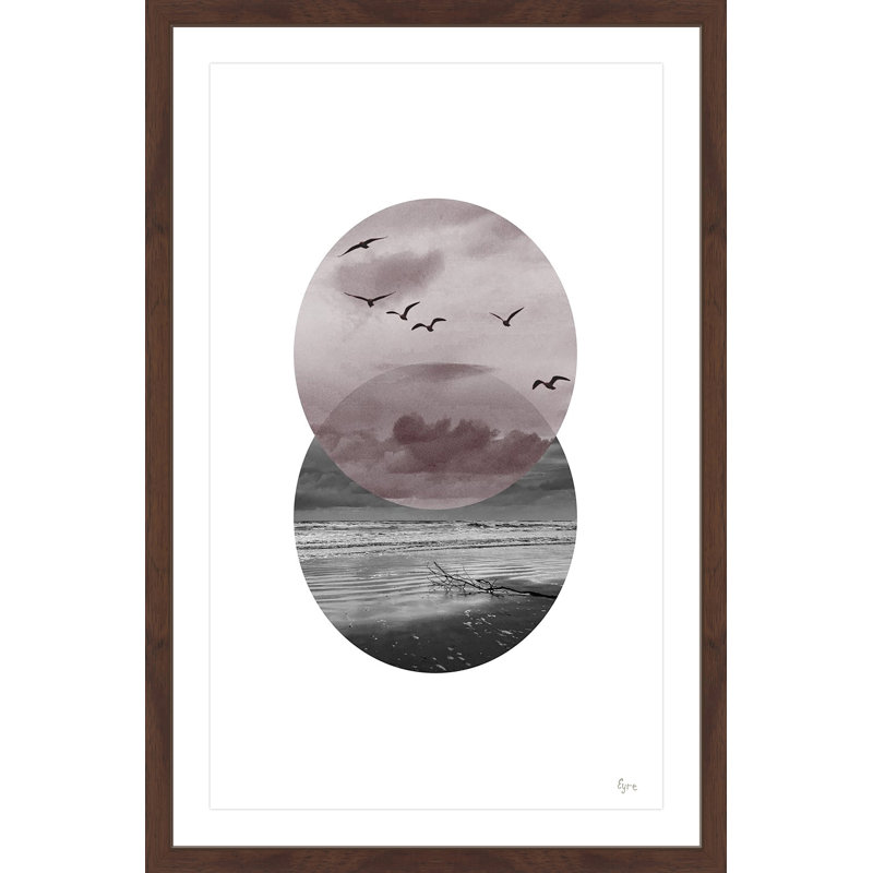Single Picture Frame Print, Brown Framed, 45cm H x 30cm W