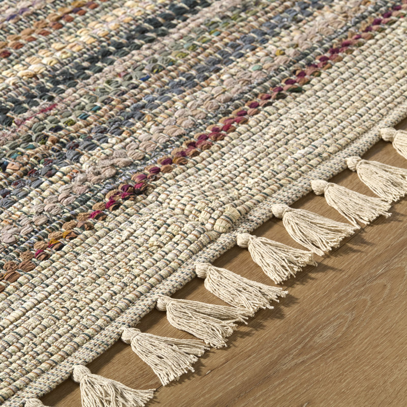 Tapis tissé à la main Everetta Global, Rectangle 5 pi x 7 pi