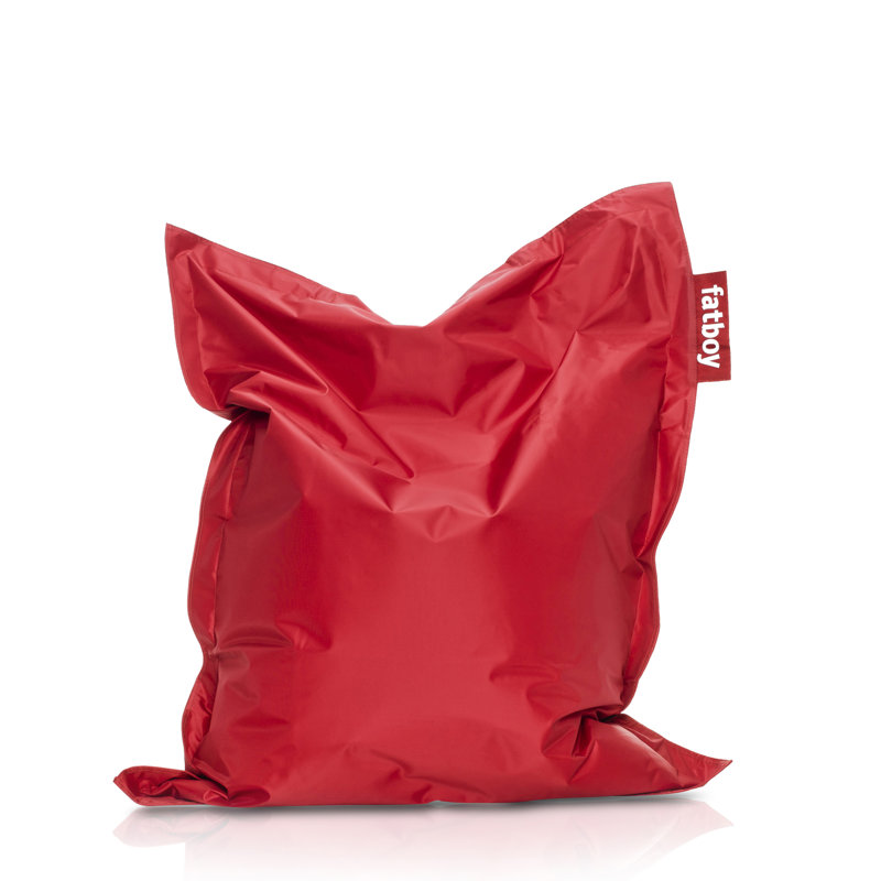 Original Slim Bean Bag Chair, Red, 51" x 39"