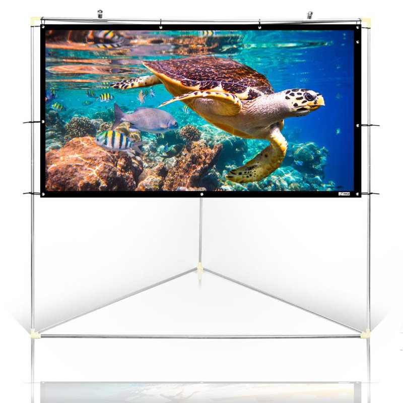 Pyle Outdoor Portable Projector Screen Projector Screen, 72"